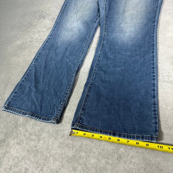 Levis 590 Bootcut Jeans Faded Medium Wash - Size: 16W S - Picture 2 of 10